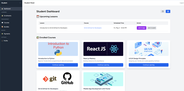 Student Dashboard