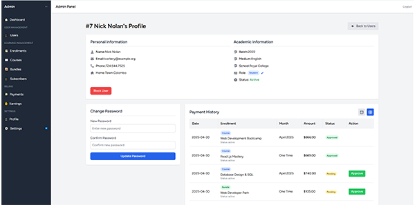 User Profile